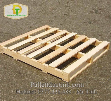 Pallet gỗ 2 hướng nâng tải trọng 0.5 tấn - Pallet Gỗ Đức Tình - Công Ty TNHH SX - TM DV Pallet Đức Tình